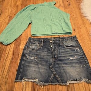 Zara knit crop top